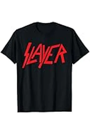 Slayer – Classic Red Logo On Grey Camiseta