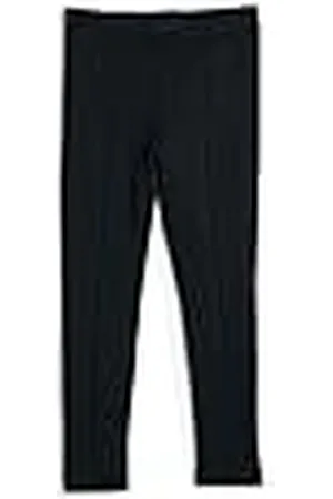 Koton Basic Leggings Ribbed Detail Elastic Waistband Viscose Blend Fabric, Pantalones Niña Leggings