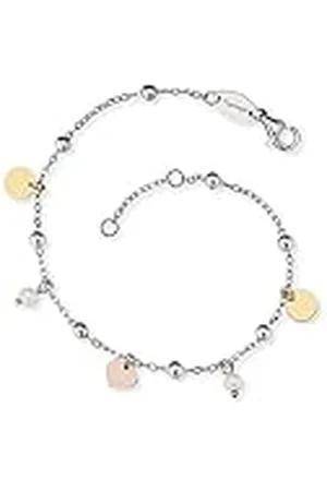 Engelsrufer Little Joy 32011388 - Pulsera para mujer, plata 925 rodiada, 17 cm, Plata de ley, No es una piedra preciosa