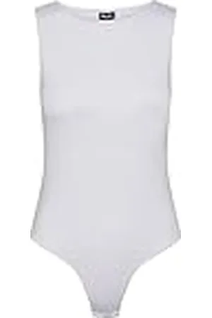 Pieces® Bestseller A/S Pcneja SL Noos BC Bodystocking Cuerpo, Blanco Brillante, M para Mujer