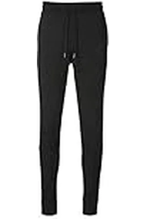 energetics Finto Hose Pantalones para Hombre, Negro/Jaspeado/Rojo, Extra-Large