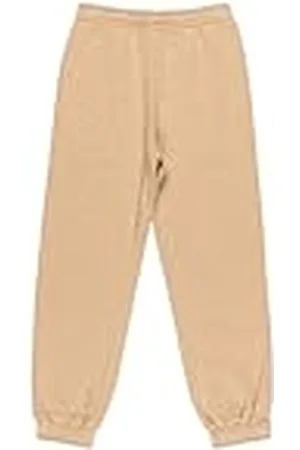 Roxy Pantalón de Cintura elástica (Surf Feeling Wide Pant Brushed, 14), Color marrón