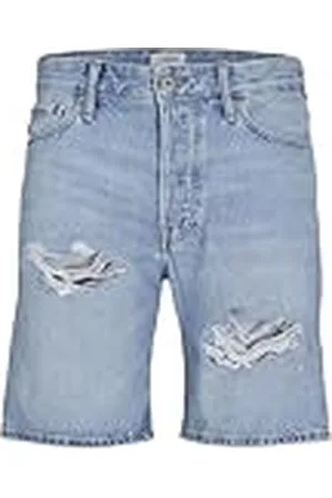 JACK & JONES Jjichris Jjcooper-Pantalones Cortos SBD 921 Sn, Azul Denim, L para Hombre