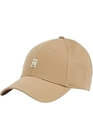 Tommy Hilfiger Gorra Mujer Elevated Chic de algodón, Beige (Safari Canvas), Talla Única