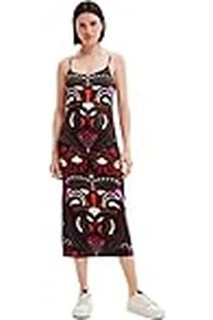 Desigual Vest_Marga, 2000 Black Vestido Informal, , XS Mujeres
