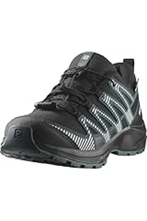 Salomon XA Pro V8 Clima Impermeables Zapatos unisex para niños de senderismo y carrera, Ajuste preciso, Agarre en todo tipo de terrenos, Look deportivo, Black, 34