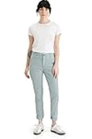Dockers Weekend Chino Slim Fit, Tall, Pantalones para Mujer, 26