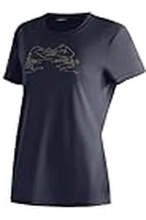 Maier Sports Wilma Print - Camiseta de Manga Corta para Mujer, diseño Estampado