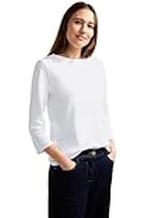 CECIL 317389 Basic Boatneck Camiseta, , XXL para Mujer