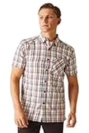 Regatta Mindano VIII-Camisa de Manga Corta para Hombre, , M