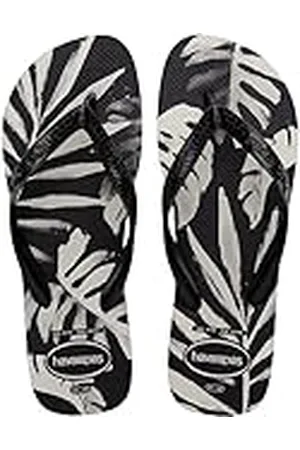 Havaianas Aloha, Chanclas Cómodas, Duraderas y Veraniegas, Suela con Estampado de Hojas, Suela Antideslizante, Hombre