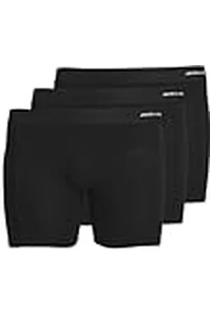 JACK & JONES JACK&JONES PLUS JACBASIC Bamboo Trunks 3 Pack Noos PLS Bóxer, Black/Pack:Black-Black, 4XL (Pack de 3) para Hombre
