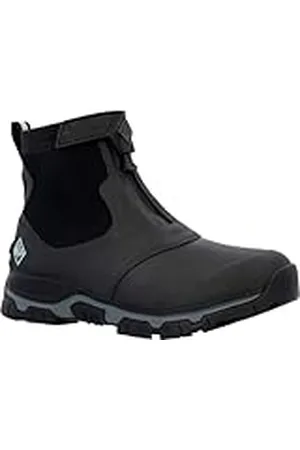 Muck Apex Mid Zip, Botas de Lluvia Hombre, Black/Dark Shadow, 42 EU
