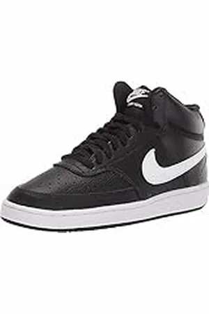 Nike Court Vision Mid, Zapatillas de Deporte Mujer, Negro (Black/White 001), 40 EU