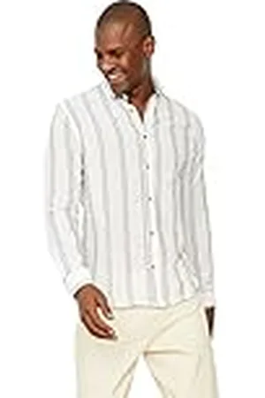 Trendyol Man Fitted Standard Collar Woven Shirt Camisa, , M para Hombre