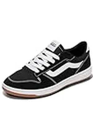 Vans Ryland LS, Zapatillas Hombre, Suede Canvas Black White 46 EU