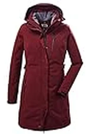 Killtec Womens Parka funcional con capucha con cremallera - KOW 165 WMN PRK, clarete, 38, 37726-000