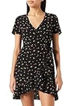 Noisy May Nmclara Bianca S/S Wrap Dress Noos Vestido, , XL para Mujer