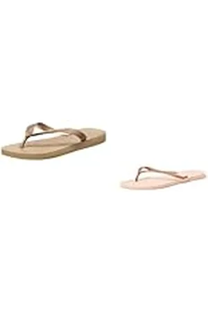 Havaianas Top Tiras, Chanclas para Mujer, Dorado (Rose Gold), 41/42 EU Slim, Chanclas Mujer, Ballet Rose, 41/42 EU
