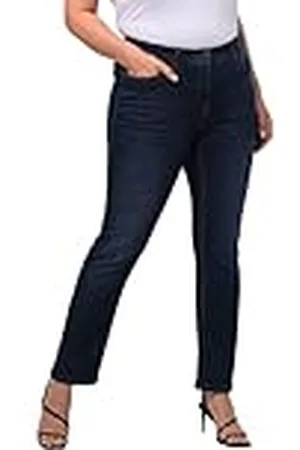 Ulla Popken Sammy, Vaqueros Mujer, Azul Denim., 38W / 32L