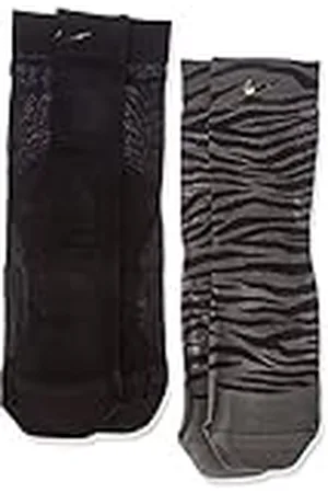 Nike CU8401-903 W NK SHEER ANKLE - 2PR SOLID Socks womens M