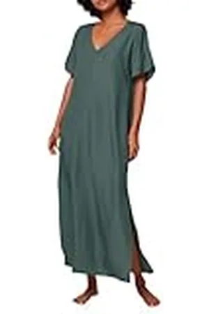 Triumph Mujer Beach Mywear Maxi Dress SD, Swimwear Cover Up, Smoky Green, 42