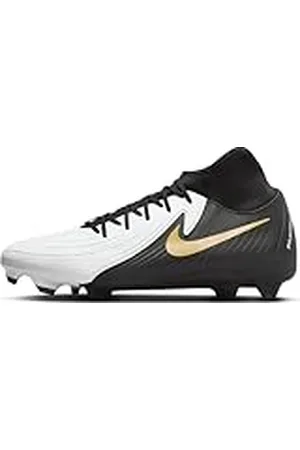 Nike Phantom Luna II Academy FG/MG, Zapatillas de fútbol Hombre, Moneda de Oro Mtlc Blanco/Negro, 43 EU