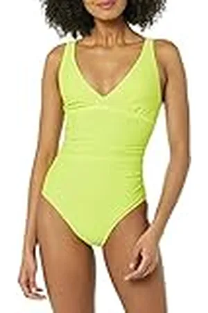 Amazon Bañador Escote en v Moldeador Control de Abdomen Mujer, , 38