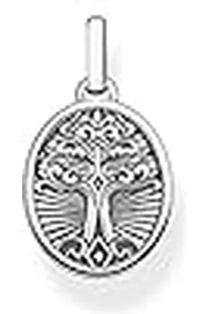 Thomas Sabo Colgante con Motivos Inspirados en la Espiritualidad y Buena Fortuna, Abalorio con Árbol Del Amor en Color