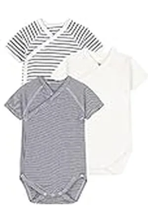 Petit Bateau A097H, Body de Manga Corta para Recién Nacido Unisex bebé, , 0-3 meses
