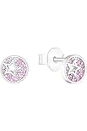 QS by s.Oliver Stud earrings 925 Sterling silver girls