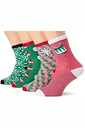 VERO MODA Vmelf Socks Giftbox Xmas Calcetines, , Talla única para Mujer