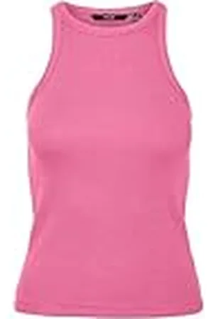 VERO MODA Vmchloe Jrs Noos-Camiseta de Tirantes Corta Top, , L para Mujer