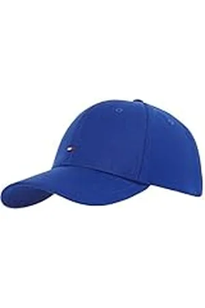Tommy Hilfiger Gorra Hombre Cotton 6 Panel Gorra de béisbol, Azul (Wedge Blue), Talla Única