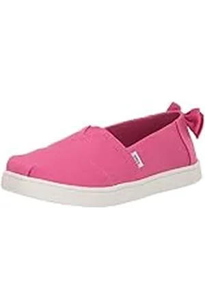 TOMS Alpargata clásica, Mocasín Plano Niñas, y Lazo, 21 EU