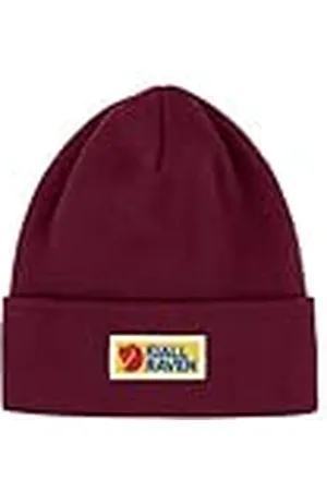 Fjällräven Fjallraven 78141-347 Vardag Classic Beanie Hat Unisex Bordeaux Red Tamaño OneSize