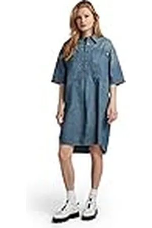 G-Star Para Mujer Vestido camisero Denim, , XS
