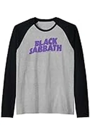 Black Sabbath Logotipo oficial de Camiseta Manga Raglan