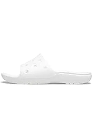 Crocs Unisex Niño Classic Slide K Sin Cordones, White, 29/30 EU