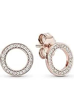 PANDORA Pendientes 280585CZ Mujer Presión Forever Rose