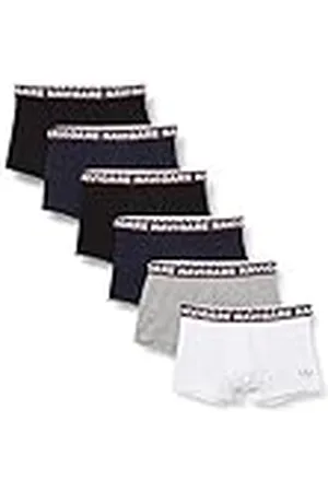 NAVIGARE 322 Bóxer, Multicolore (Bianco/Nero/Antracite/Navi), XL (Pack de 6) para Hombre