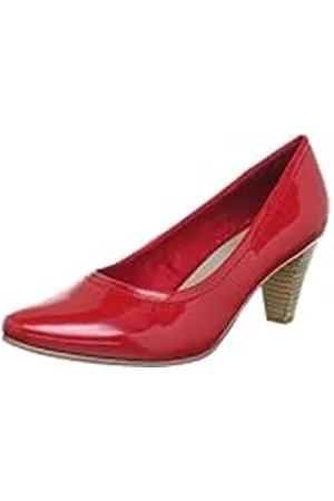 Jana Fashion 8-8-22414-20 - Zapatos de tacón para Mujer, Color Rojo, Talla 38