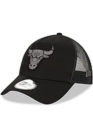 New Era Chicago Bulls NBA Bob Team Logo Negro A-Frame Gorra de Camionero Ajustable