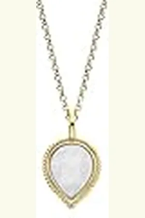 Engelsrufer Collar para mujer, plata 925, piedra de luna 32020119, 42 cm, plata de ley, circonita cúbica, 42 cm, Plata esterlina, Circonia cúbica