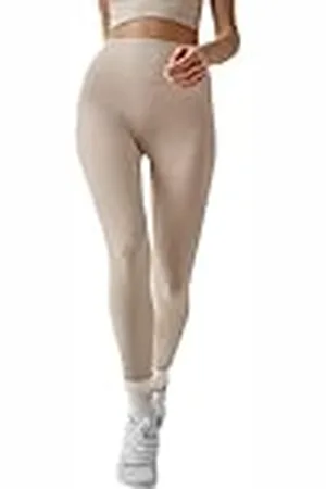 Black Limba Emmer- Legging Deportivo para Mujer de canalé y Cintura Alta