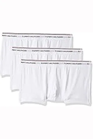 Tommy Hilfiger 3p LR Trunk Boxers, White 100, M (Pack de 3) para Hombre