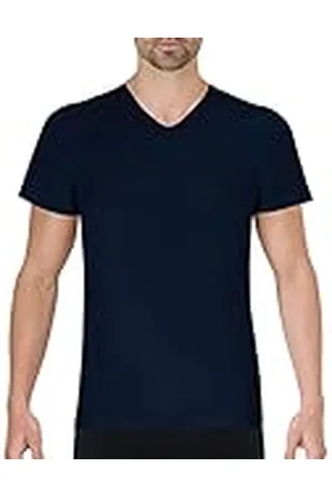 Eminence Camiseta de Manga Corta con Cuello en V de algodón, , M para Hombre