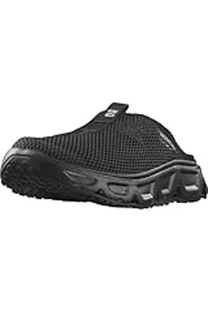 Salomon Reelax Slide 6.0 Zuecos de Recuperación para Mujer, Zancada amortiguada, Comodidad instantánea y duradera, Uso versátil, Black, 38