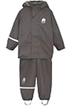 CeLaVi Zweiteiliger Regenanzug In Vielen Farben Chaqueta Impermeable, Gris (Gr), 92 (Talla del Fabricante: 90) para Niños