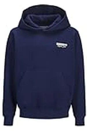 JACK & JONES Back Sweat Hood Jorroxbury Ln Jnr-Sudadera con Capucha, , 176 para Hombre